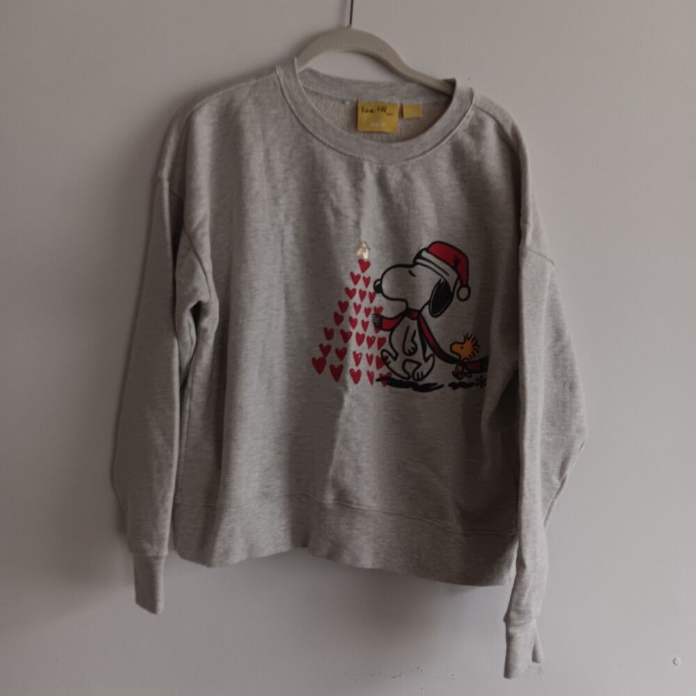 Kera Till x Maeve Peanuts Snoopy Christmas Tree Sweatshirt S holiday event